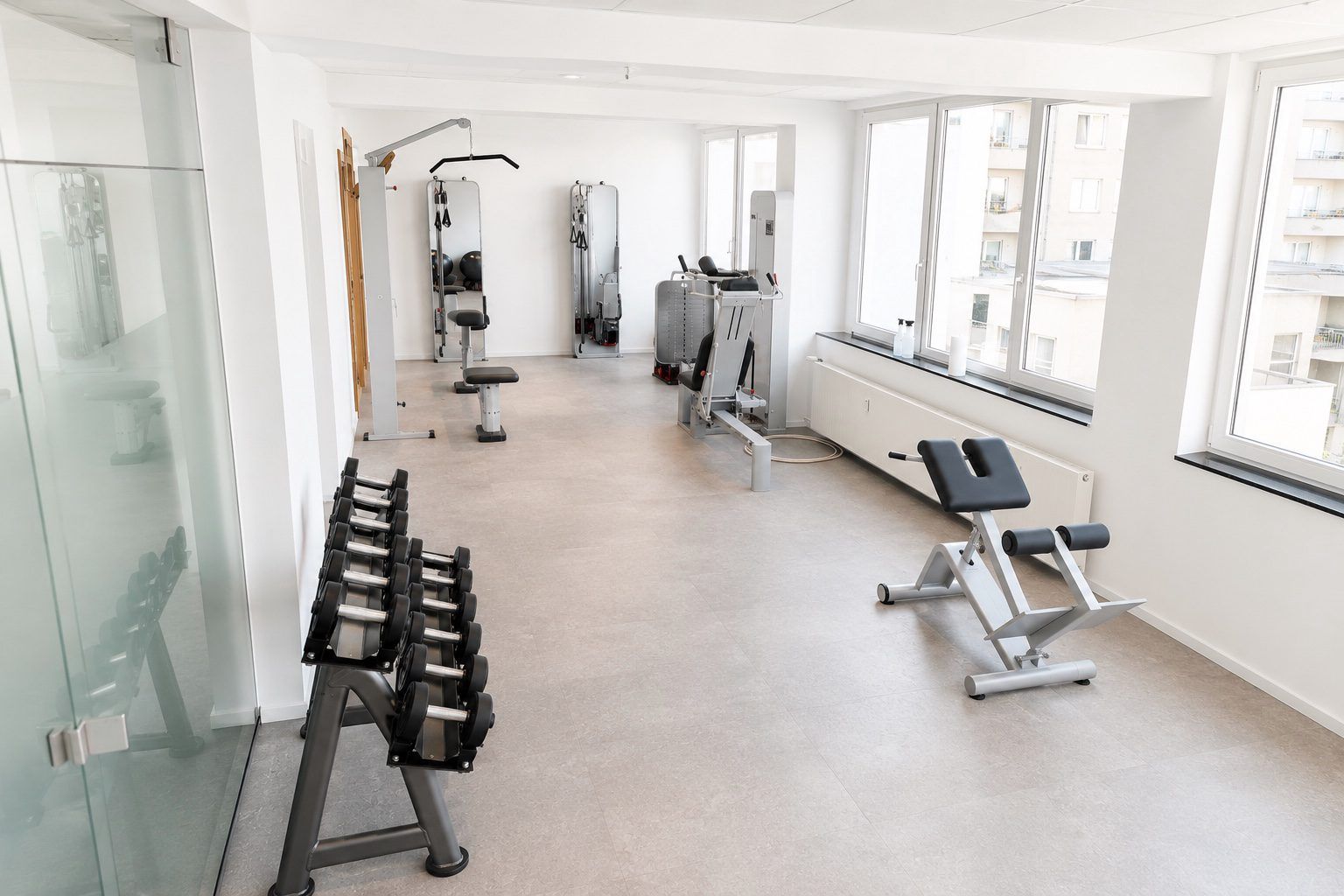 Physiotherapie Pirnay Düsseldorf Unterbilk - Moderner Behandlungsraum
